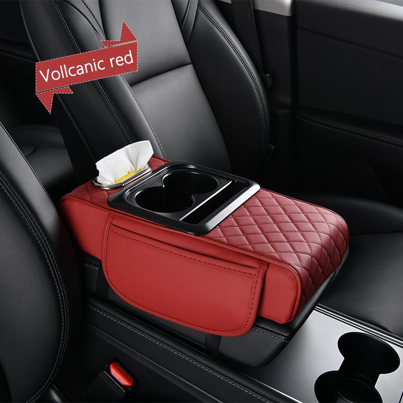 Tavdatβ’ Multi-Purpose Car Console Storage Bag with Armrest Pad