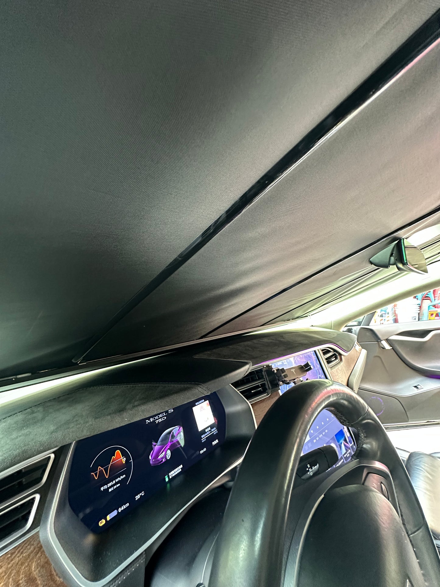 Tesla Automatic Sunshade