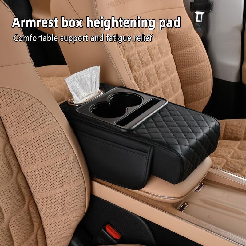 Tavdat™ Multi-Purpose Car Console Storage Bag with Armrest Pad