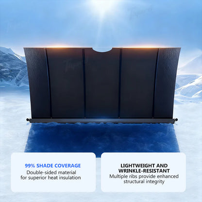 Patented automatic sunshade designed for Tesla. One‑button control, OBD powered, plug‑and‑play, no modifications needed.