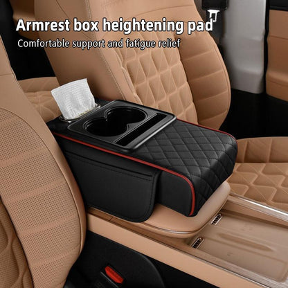 Tavdat™ Multi-Purpose Car Console Storage Bag with Armrest Pad